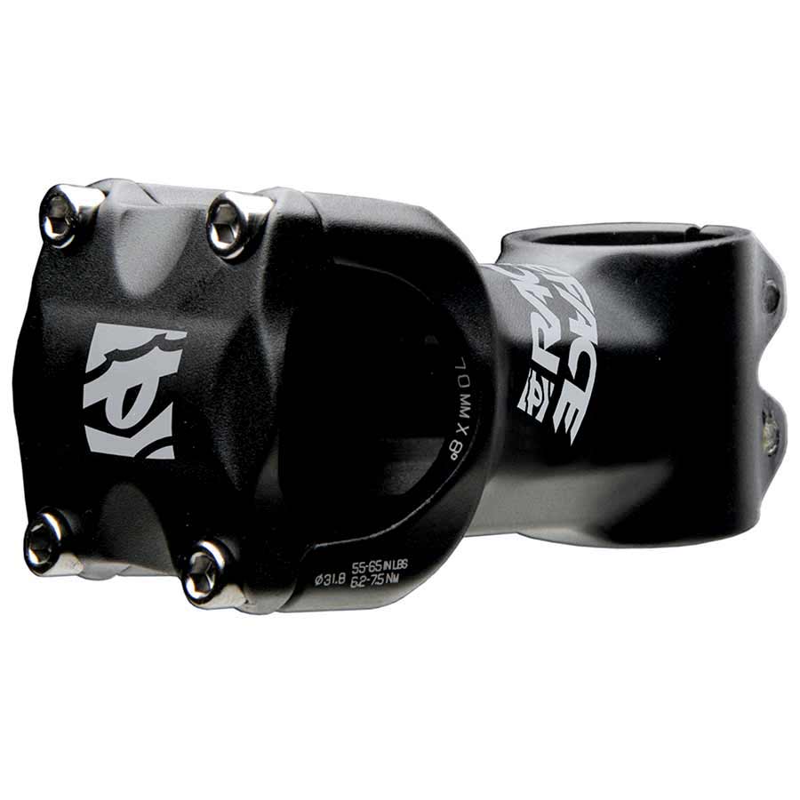 Stems Race Face RaceFace Ride XC Stem - 60mm 31.8 Clamp +/-6 1 1/8" Aluminum Black Gray