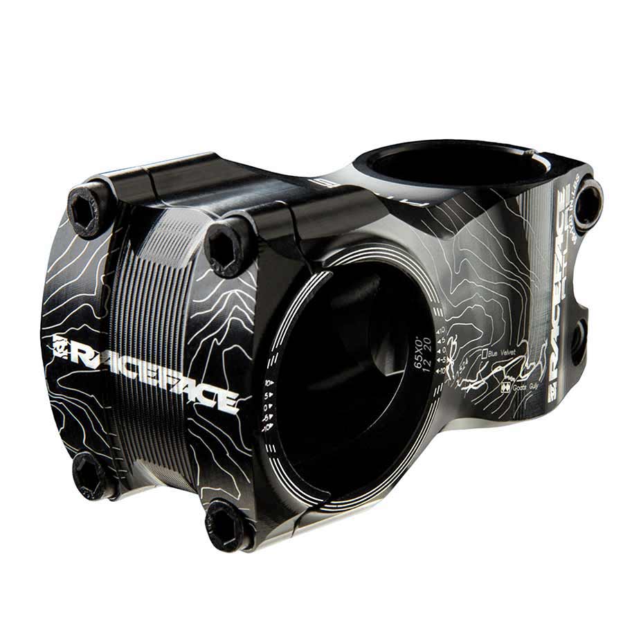 Stems Race Face RaceFace Atlas 35 Stem - 50mm 35 Clamp +/-0 1 1/8" Aluminum Black Gray