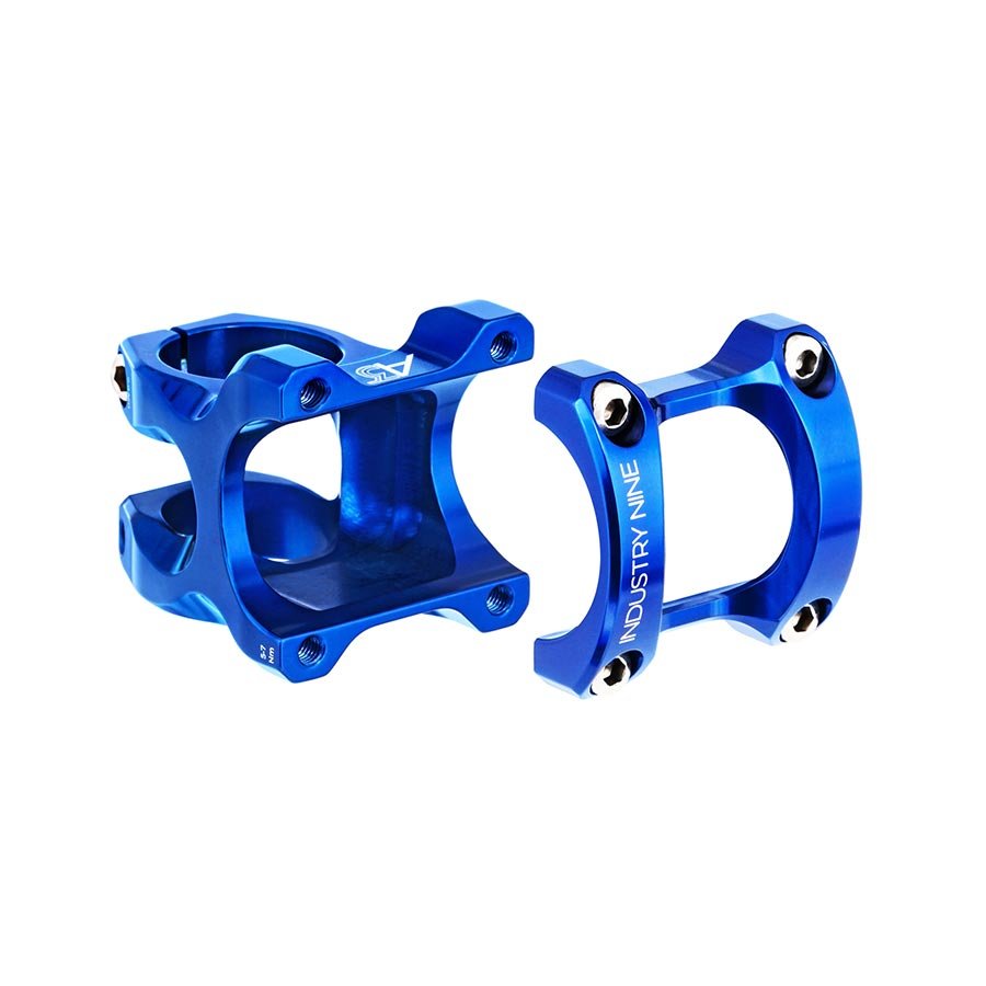 Stems Industry Nine Industry Nine A35 Stem - 32mm 35mm Clamp +/-5 1 1/8" Aluminum Blue Royal Blue