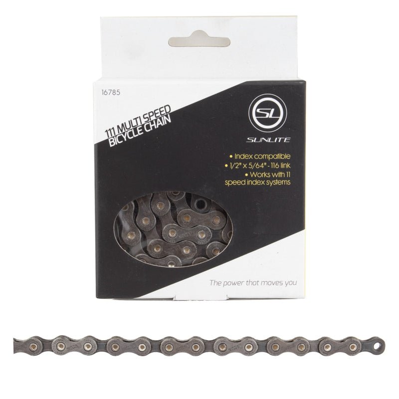 Chains Sunlite Sunlite 111 11 Speed Chain White Smoke