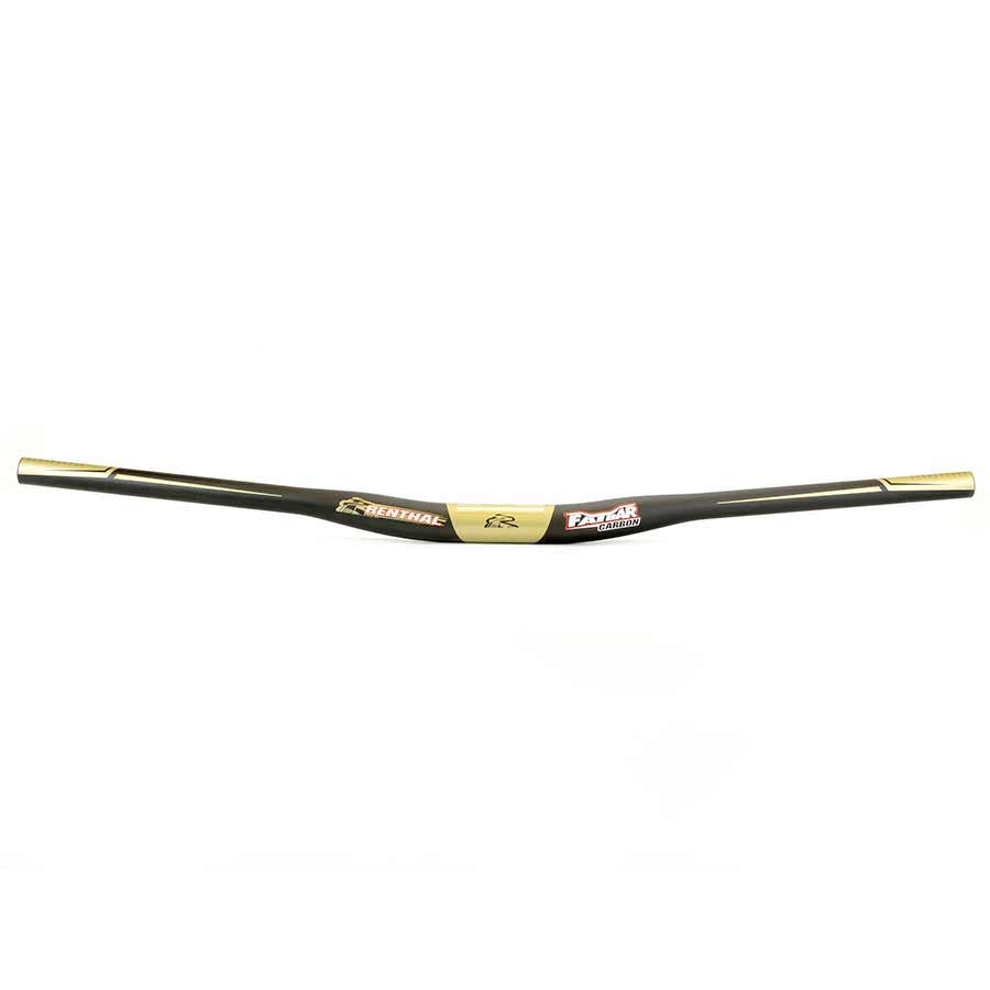 Flat/Riser Handlebar Renthal Renthal FatBar Carbon 35 Handlebar - Carbon 20mm 800mm 35mm Black Dark Slate Gray