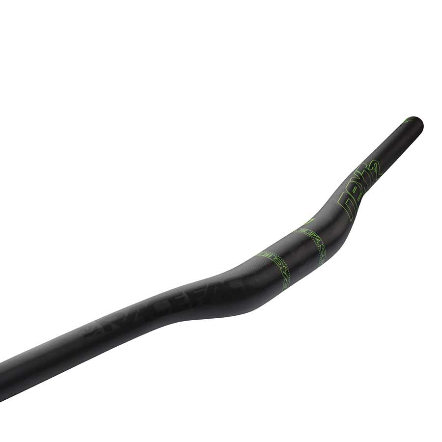 Flat/Riser Handlebar Race Face RaceFace NEXT R 35 Carbon Riser Handlebar - 35 x 800mm 20mm Rise Green Dark Slate Gray
