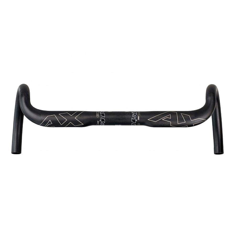Handlebars Easton Easton EC90 AX Drop Handlebar - Carbon 31.8mm 42cm Di2 Internal Routing BLK Dark Slate Gray
