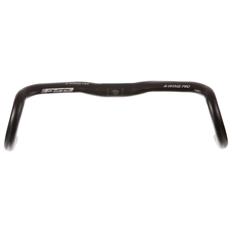 Handlebars FSA Full Speed Ahead A-Wing Pro AGX Drop Handlebar - Aluminum 31.8mm 48cm Black Dark Slate Gray