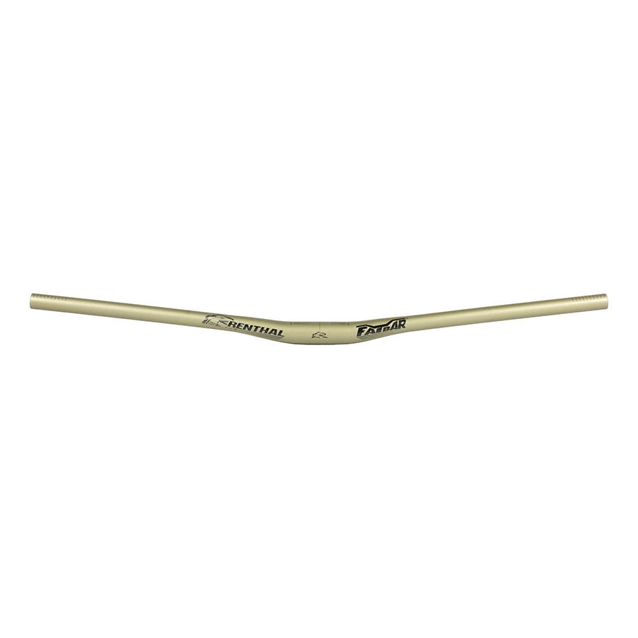 Flat/Riser Handlebar Renthal Renthal Fatbar V3 Riser Bar 10mm/800mm Black Rosy Brown