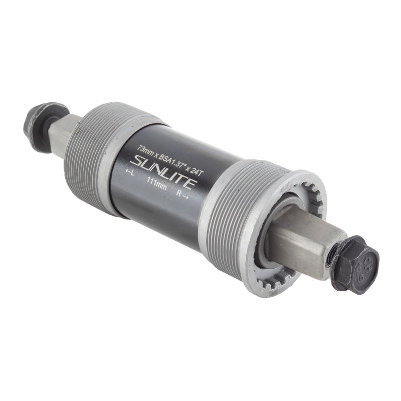 Bottom Brackets Sunlite Sunlite SL-26 BB ENG Bottom Bracket 73mm SQR JIS Light Slate Gray