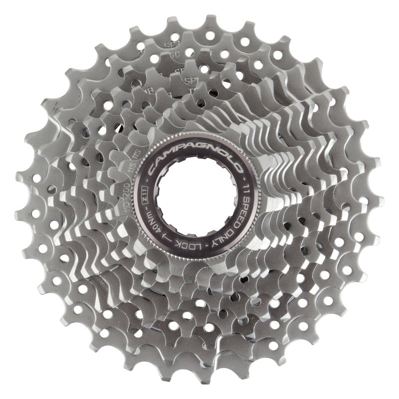 Cassettes and Cogs Campagnolo Campagnolo Chorus Cassette - 11 Speed 11-29t Silver Slate Gray
