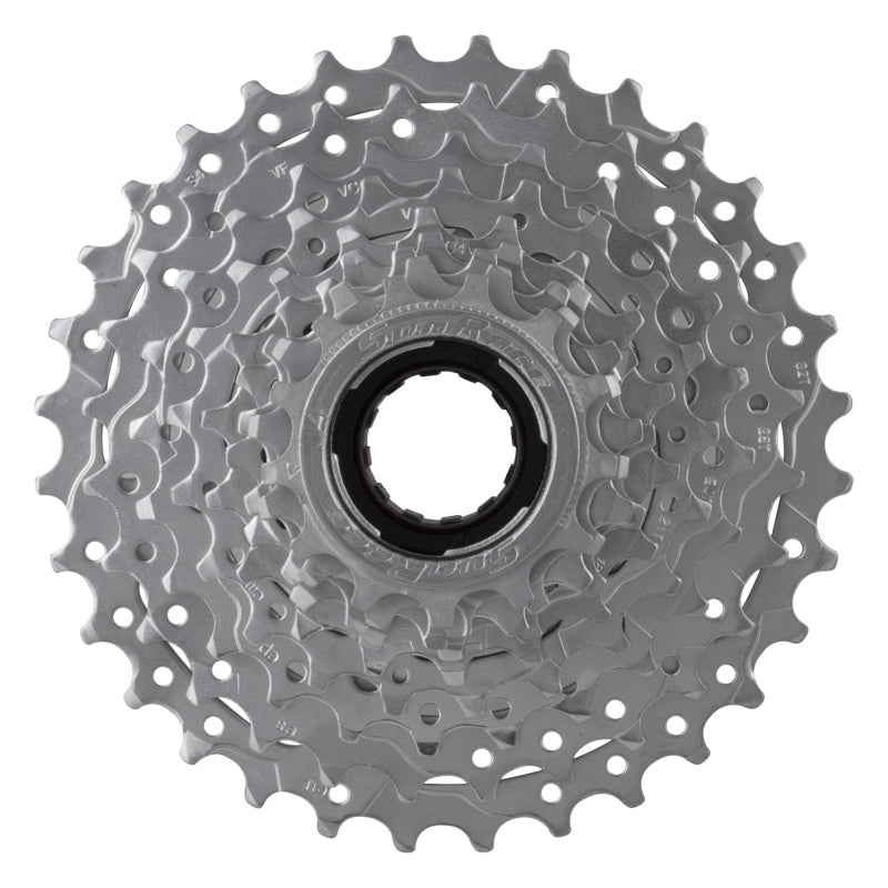 Freewheels SunRace Sunrace SunRace 9sp Freewheel 13-32t 9sp Chrome Slate Gray