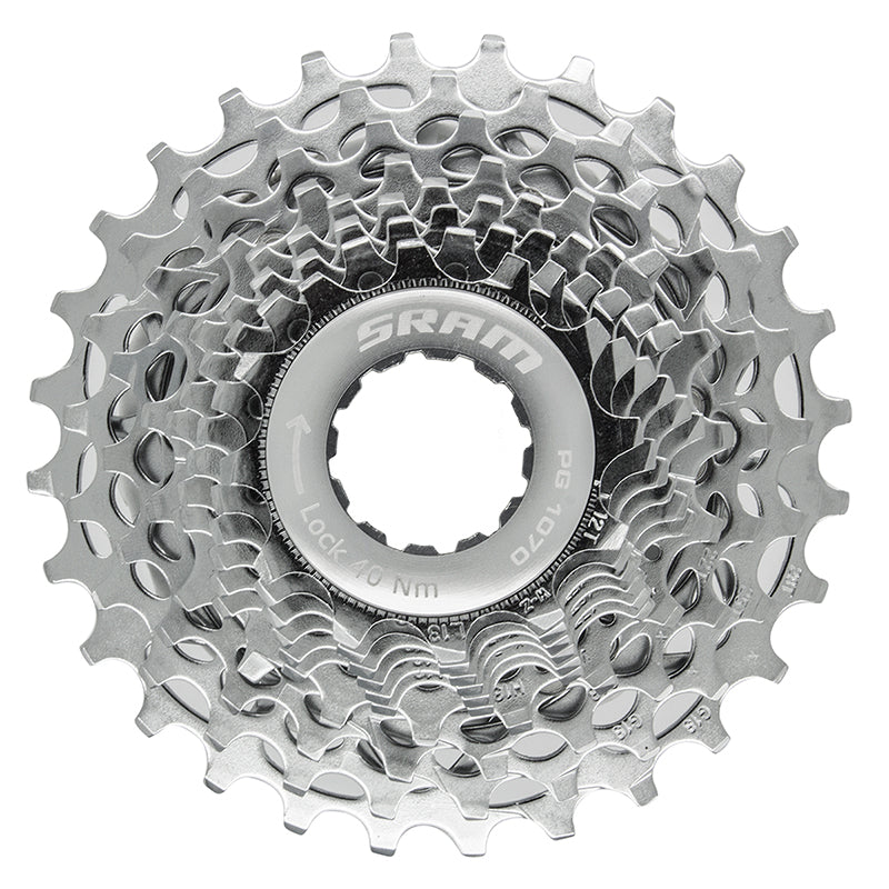 SRAM PG-1070 Cassette - 10 Speed 12-28t Silver