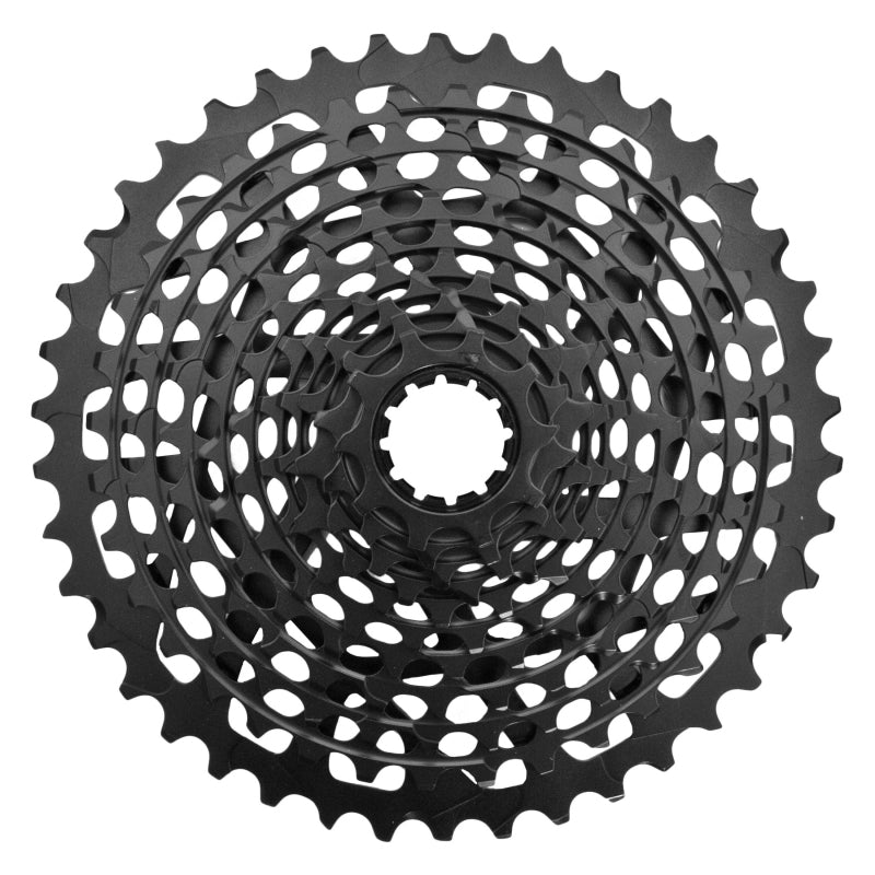 Cassettes and Cogs SRAM SRAM X01 XG-1195 Cassette - 11 Speed 10-42t Black For XD Driver Body Dark Slate Gray