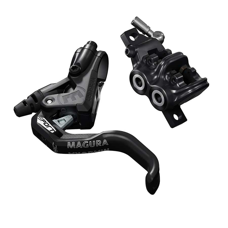 Disc Brake & Lever Magura Magura MT Thirty Disc Brake Lever - Front Rear Hydraulic Post Mount BLK Black