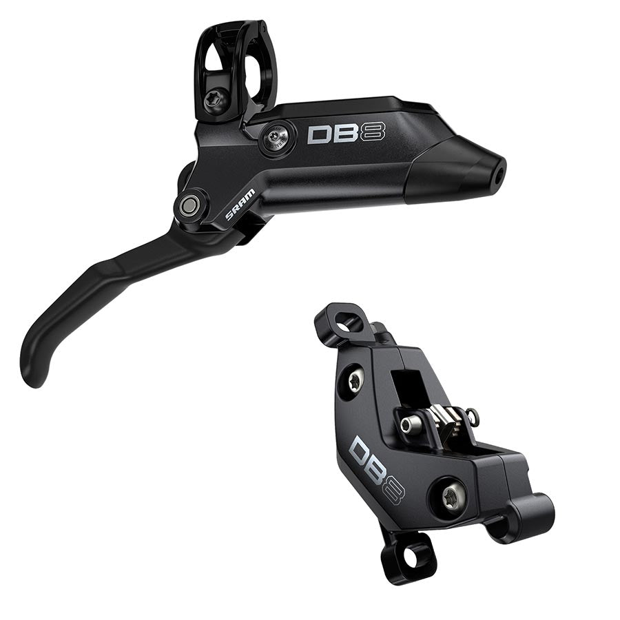 Disc Brake & Lever SRAM SRAM DB8 Stealth Disc Brake Lever - Front 950mm Hose Mineral Oil Hydraulic Post Mount Diffusion BLK B1 Dark Slate Gray