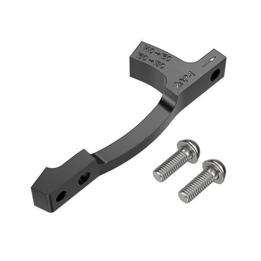 Disc Brake Adapters & Bolts SRAM SRAM Post Bracket 20 P 1 Disc Brake Adaptor - For 160mm 180mm Rotors Only Includes Bracket Stainless Steel Bolts Dim Gray