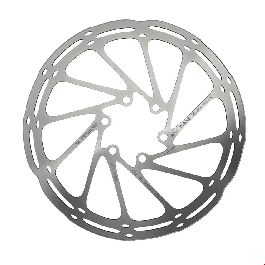 Disc Rotor SRAM SRAM CenterLine 1pc IS Disc Rotor 220mm Dark Gray