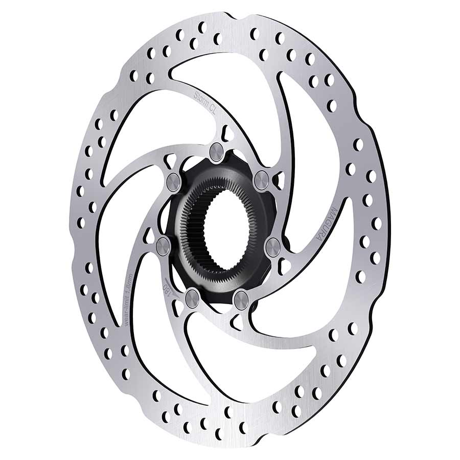 Disc Rotor Magura Magura Storm CL Disc Brake Rotor - 203mm Center Lock For Thru-Axle Hub Silver Gray