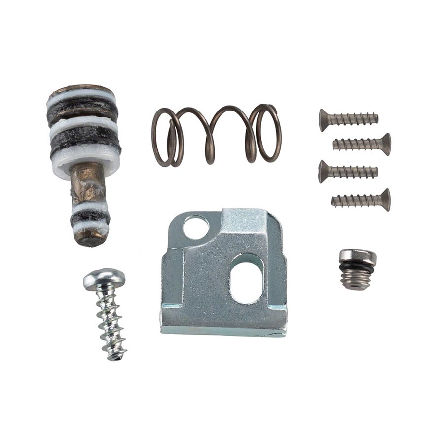 Brake Lever Parts and Accessories SRAM SRAM HRD/HRR Hydraulic Brake Master Piston Assembly Kit Piston Plate Bleed Screw - Right/Rear Lever Slate Gray