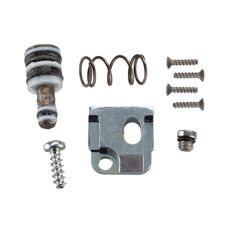 Brake Lever Parts and Accessories SRAM SRAM HRD/HRR Hydraulic Brake Master Piston Assembly Kit Piston Plate Bleed Screw - Left/Front Lever Slate Gray