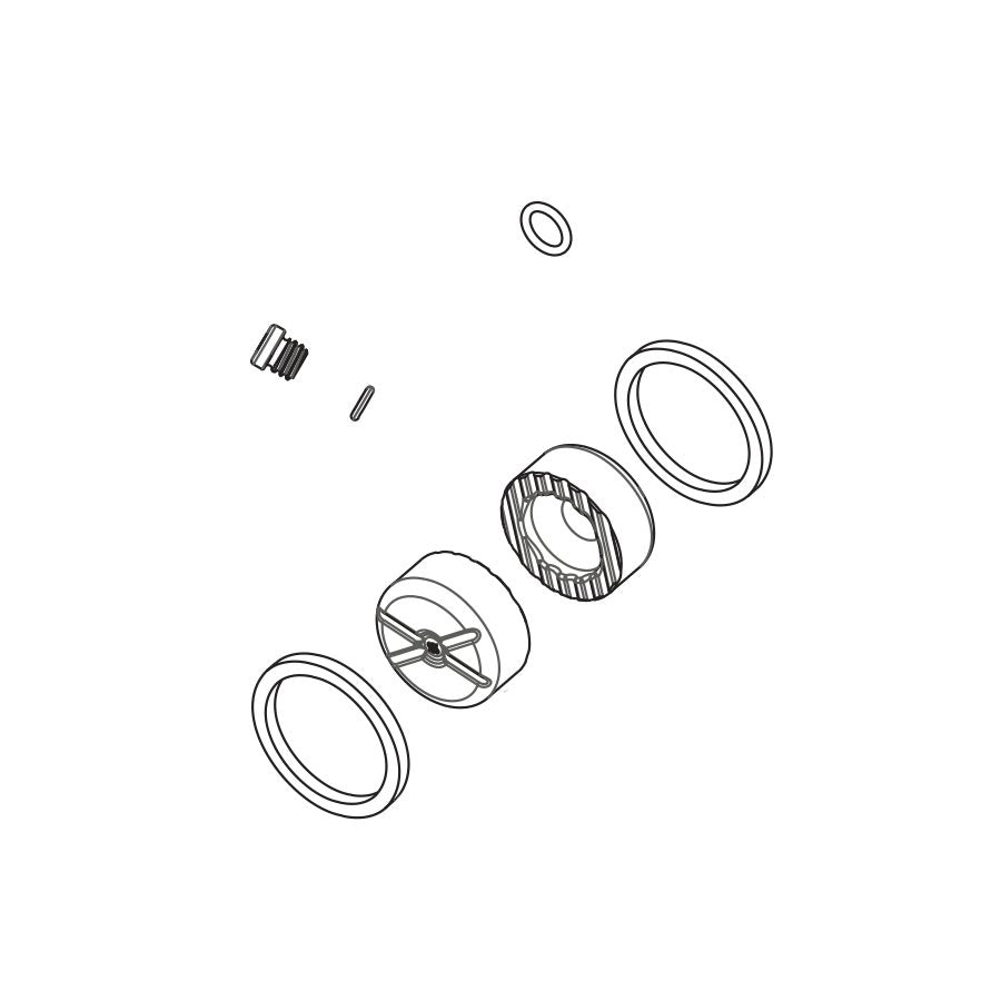 Disc Brake Parts SRAM SRAM Level Piston Kit Light Gray