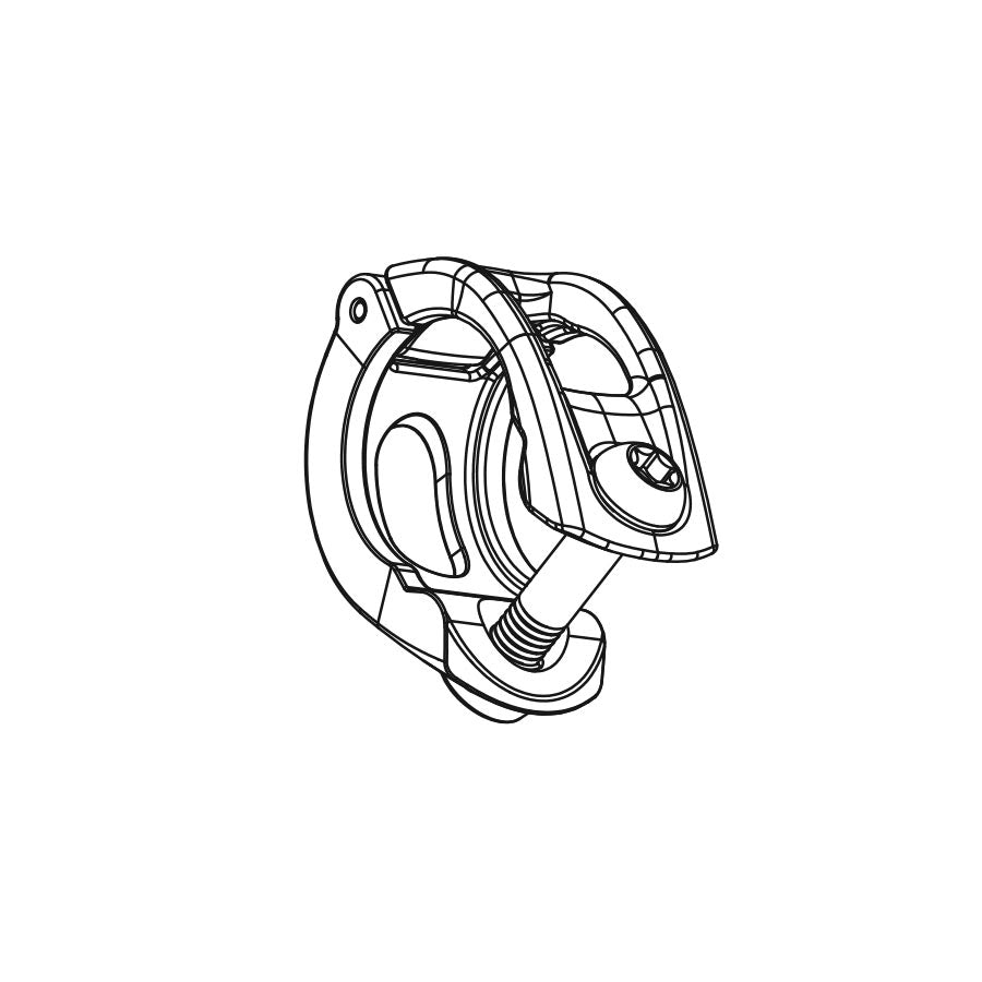 Brake Lever Parts and Accessories SRAM SRAM MMX Disc Brake Lever Clamp - Black Titanium Bolt Dark Slate Gray