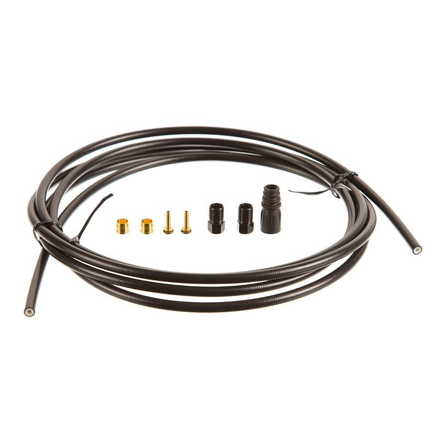 Disc Hose and Parts Tektro Tektro #50 Hydraulic Brake Hose Kit - With Connecting Bolt Unit 5.5mm x 2500mm For Auriga Twin+ Auriga+ Dark Slate Gray