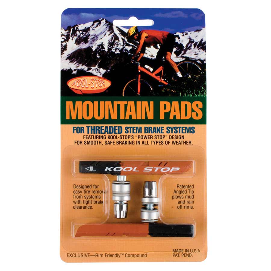 Brake Pads Kool Stop Kool Stop Mountain Pads Threaded - Dual Comp Pair Sandy Brown