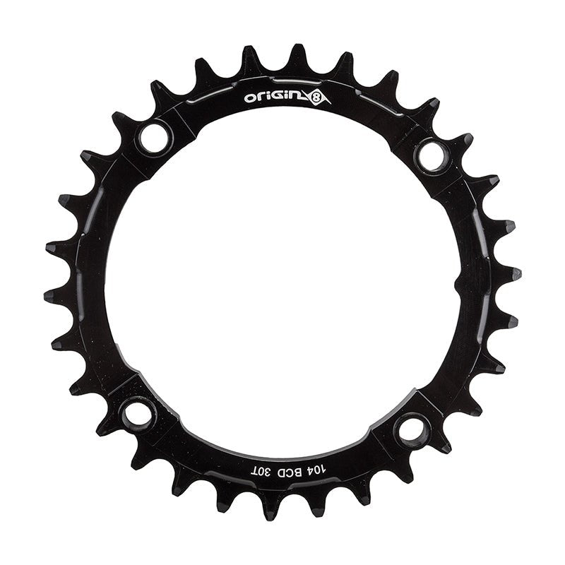 Chainrings Origin8 Origin8 Holdfast 1x Chainring 104mm BCD 30T Black