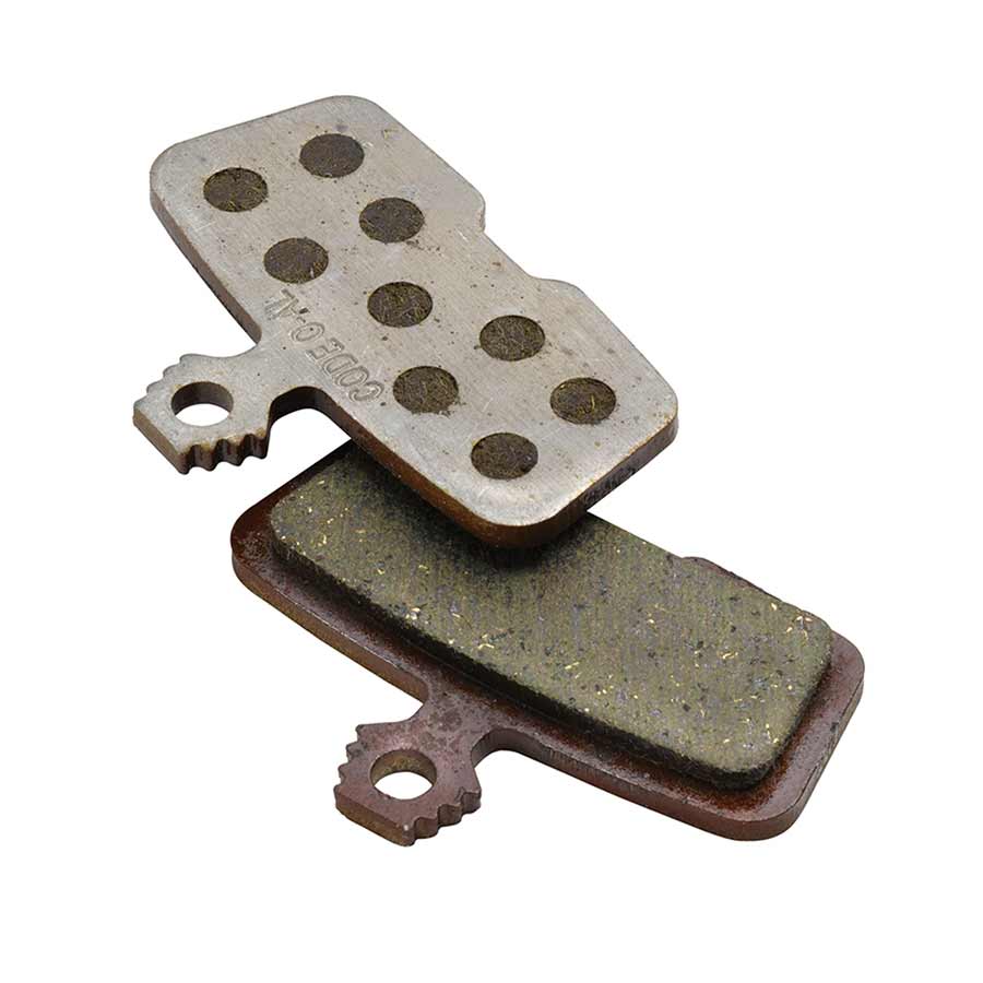 Disc Brake Pads SRAM SRAM Disc Brake Pads - Organic Compound Steel Backed Quiet For Code/Code R/Code RSC/Guide RE Slate Gray
