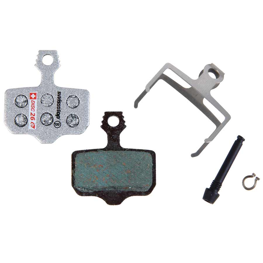 Disc Brake Pads SwissStop SwissStop Disc 26 E Disc Brake Pads Shape: SRAM Level/2 Piece Road Organic Pair Dark Slate Gray