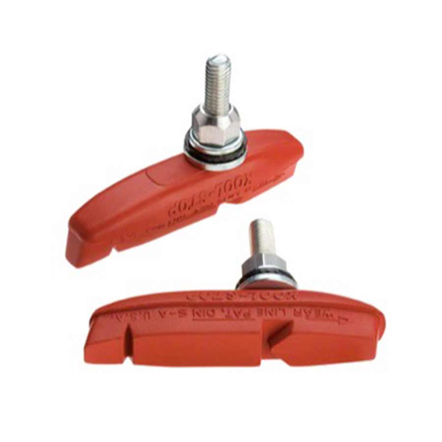 Brake Pads Kool Stop Kool Stop Eagle-Claw 2 Pads Threaded - Salmon Sienna