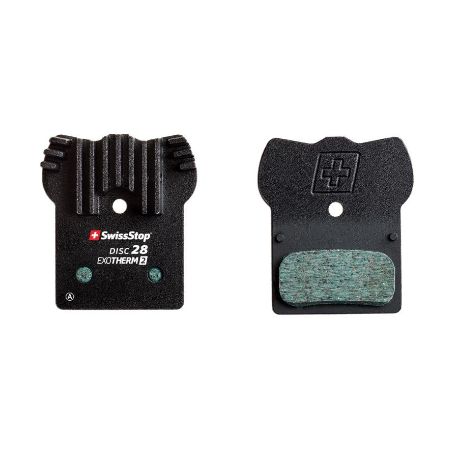 Disc Brake Pads SwissStop SwissStop Exotherm2 28 Disc Brake Pads Shape: Shimano G-Type/F-Type/J-Type XTR BR-M9000 XT BR-M8100 SLX BR-M7100 DEORE BR-M615 Organic Pair Dark Slate Gray
