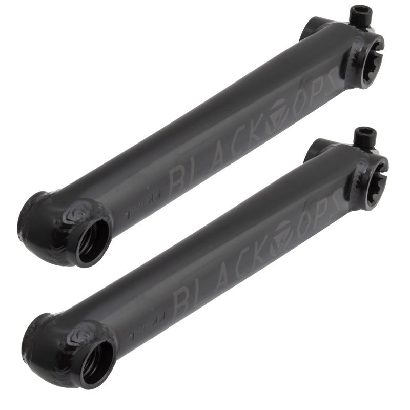 Cranksets and Arms Black ops Black ops Stomp Cro-mo 175mm 19mm crankset black Dark Slate Gray