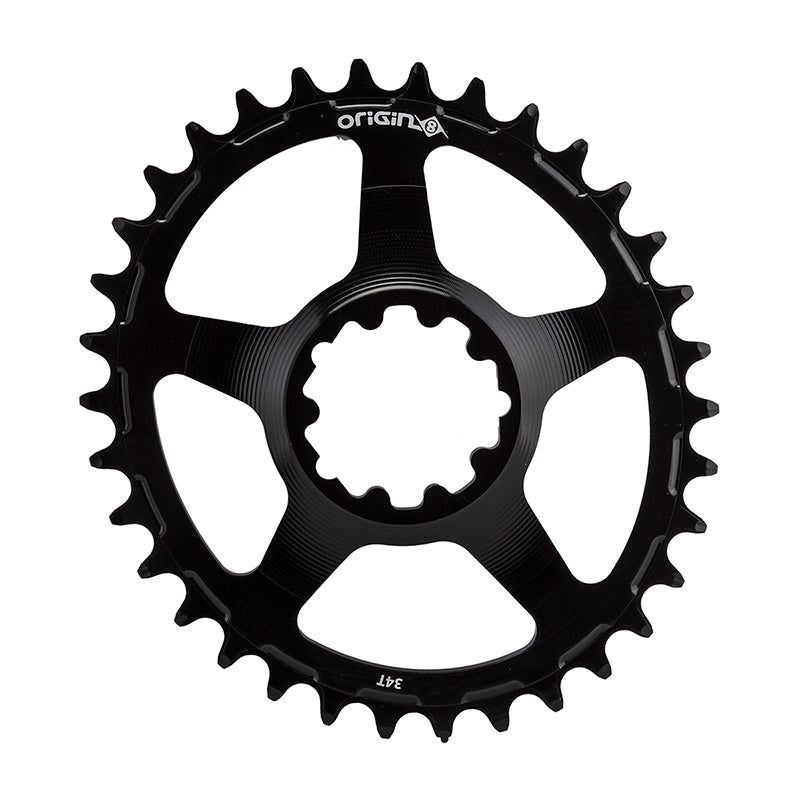 Chainrings Origin8 Origin8 Holdfast Oval Direct 1x Chainring Boost 34T Black