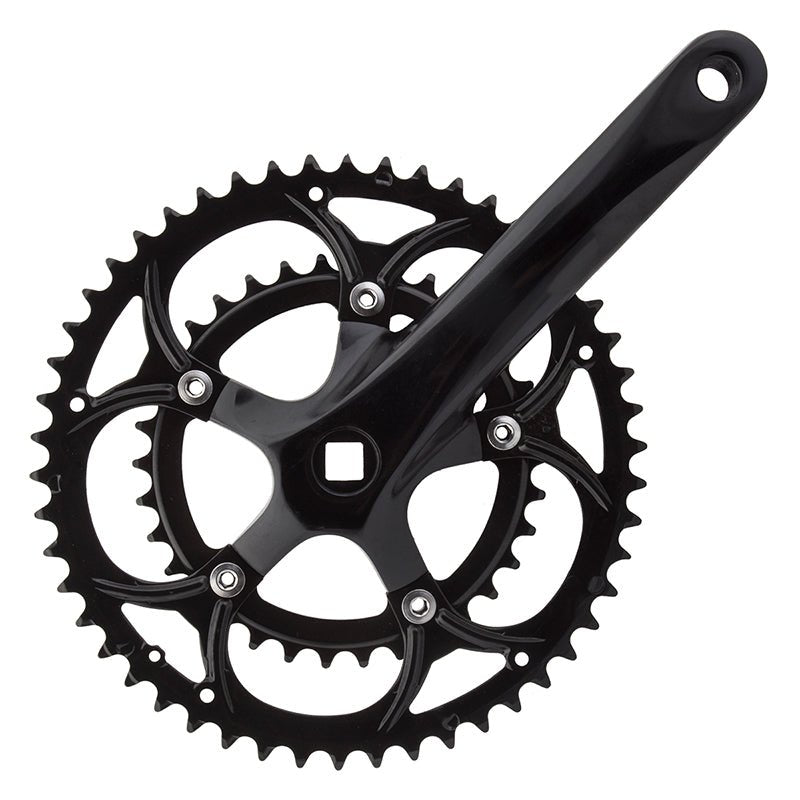 Cranksets and Arms Sunlite Sunlite Alloy Double 172.5x50/34 110 SQR JIS crankset black Black