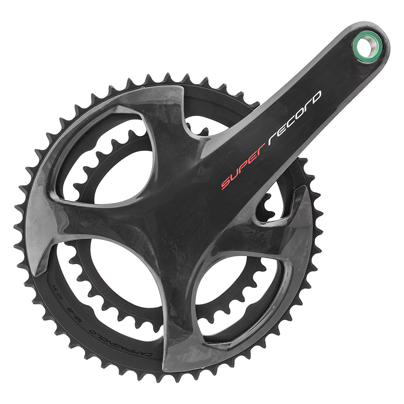 Cranksets and Arms Campagnolo Campagnolo Super Record-UT 172.5x50/34 UT crankset carbon Dark Slate Gray