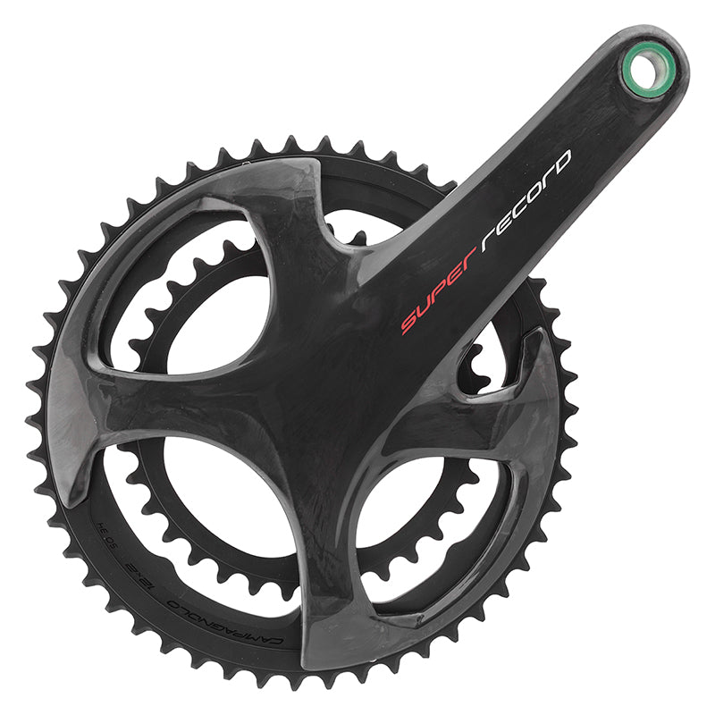 Cranksets and Arms Campagnolo Campagnolo Super Record-UT 175x50/34 UT crankset carbon Dark Slate Gray