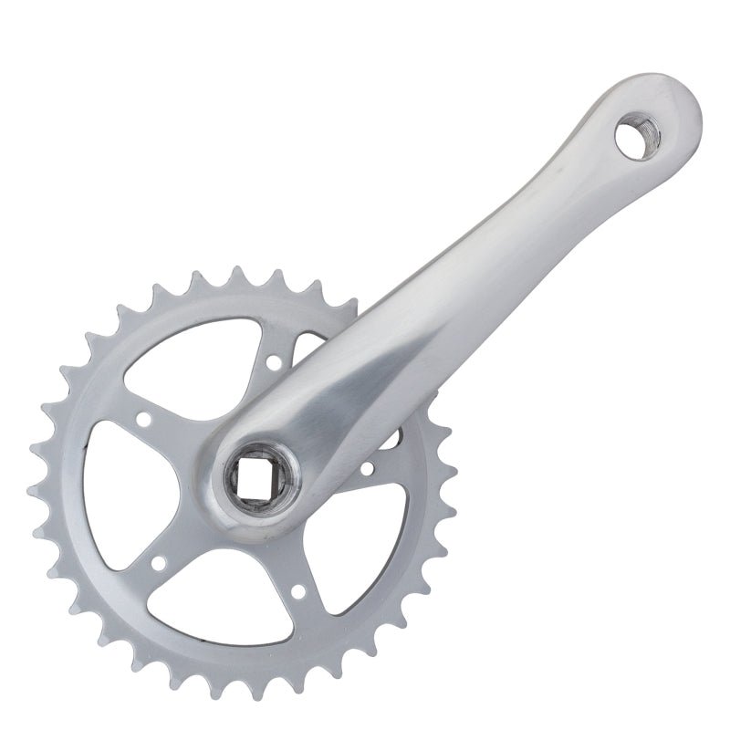 Cranksets and Arms Sunlite Sunlite Alloy Single Speed 152x32 113 SQR JIS crankset silver Gray