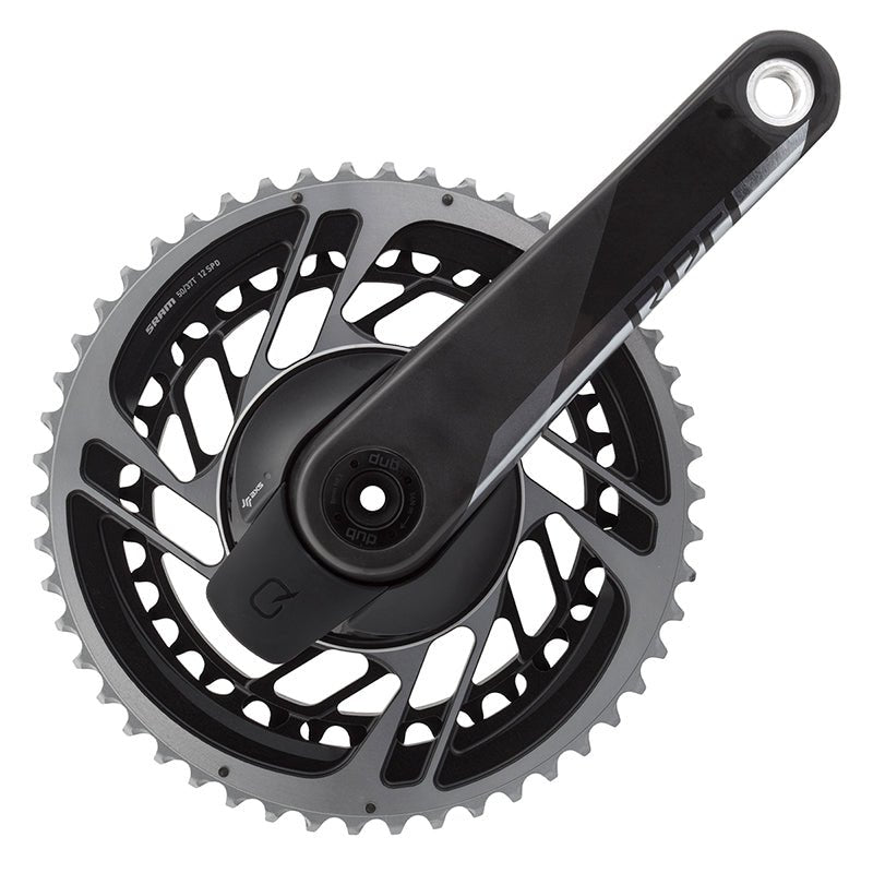 Cranksets and Arms SRAM Sram Red AXS Power Meter DUB 175x50/37 DUB crankset silver/grey Dark Slate Gray