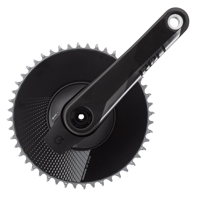 Cranksets and Arms SRAM SRAM Red 1 AXS Quarq Power Meter Crankset Speed: 12 Spindle: 28.99mm BCD: Direct Mount 48 DUB 175mm Black Road Black