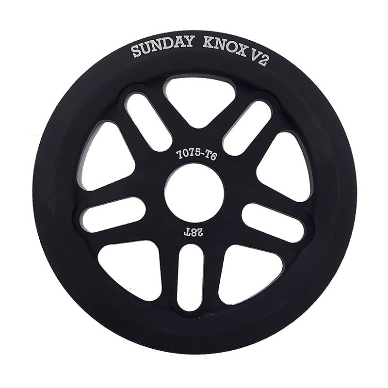 Sprockets Sunday Sunday Knox V2 Sprocket - 28t Black Black