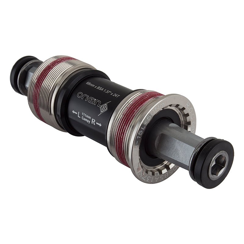Bottom Brackets Origin8 Origin8 TorqLite Square Taper ENG Bottom Bracket 68mm SQR ISO Dark Slate Gray