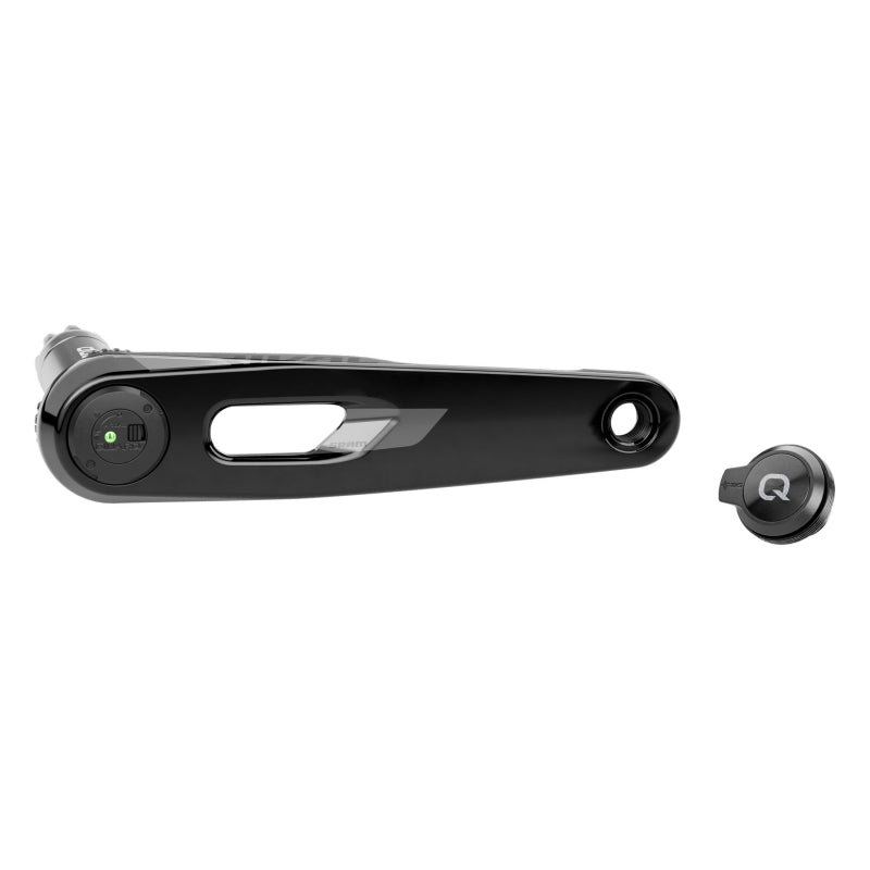 Cranksets and Arms SRAM SRAM Rival AXS Wide Left Crank Arm Power Meter Spindle Assembly - 172.5mm 12/13-Speed DUB PM Spindle Carbon E1 Dark Slate Gray