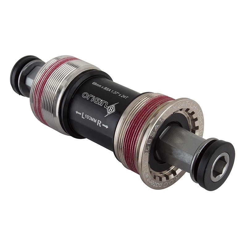 Bottom Brackets Origin8 Origin8 TorqLite Square Taper ENG Bottom Bracket 68mm SQR JIS Dark Slate Gray
