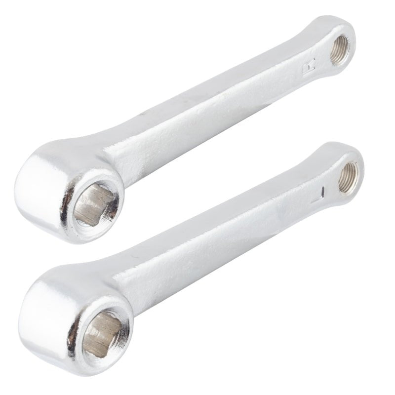 Cranksets and Arms Sunlite Sunlite Steel L&R Cotterless Arms 4` SQR JIS crankset silver Light Gray