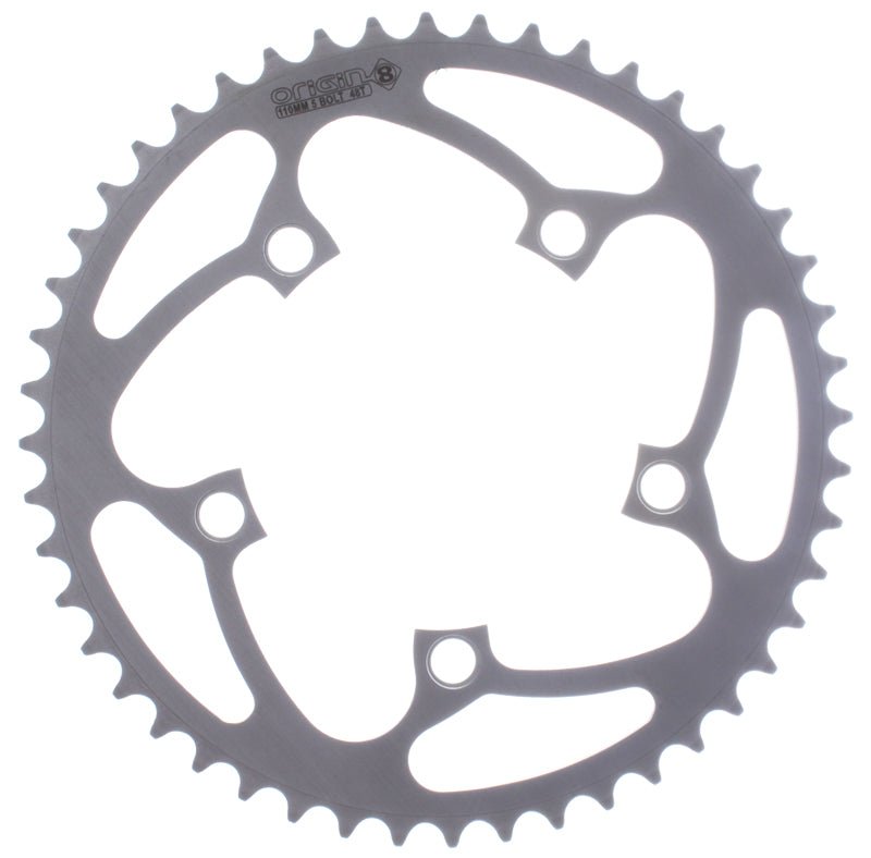 Chainrings Origin8 Origin8 Alloy Blade Chainring 44T Light Slate Gray
