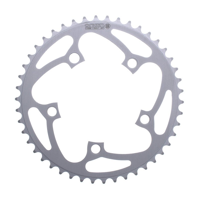 Chainrings Origin8 Origin8 Alloy Blade Chainring 46T Dark Gray
