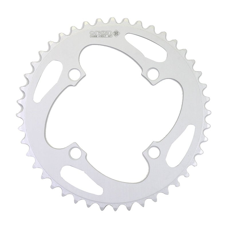 Chainrings Origin8 Origin8 Alloy Blade Chainring 44T Light Gray