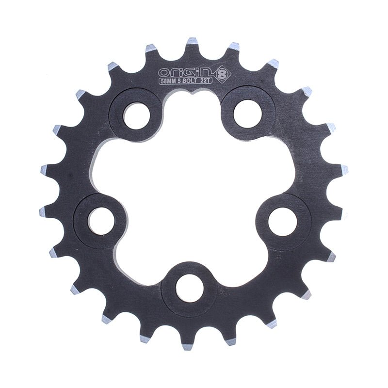 Chainrings Origin8 Origin8 Alloy Chainring 22T Dark Slate Gray