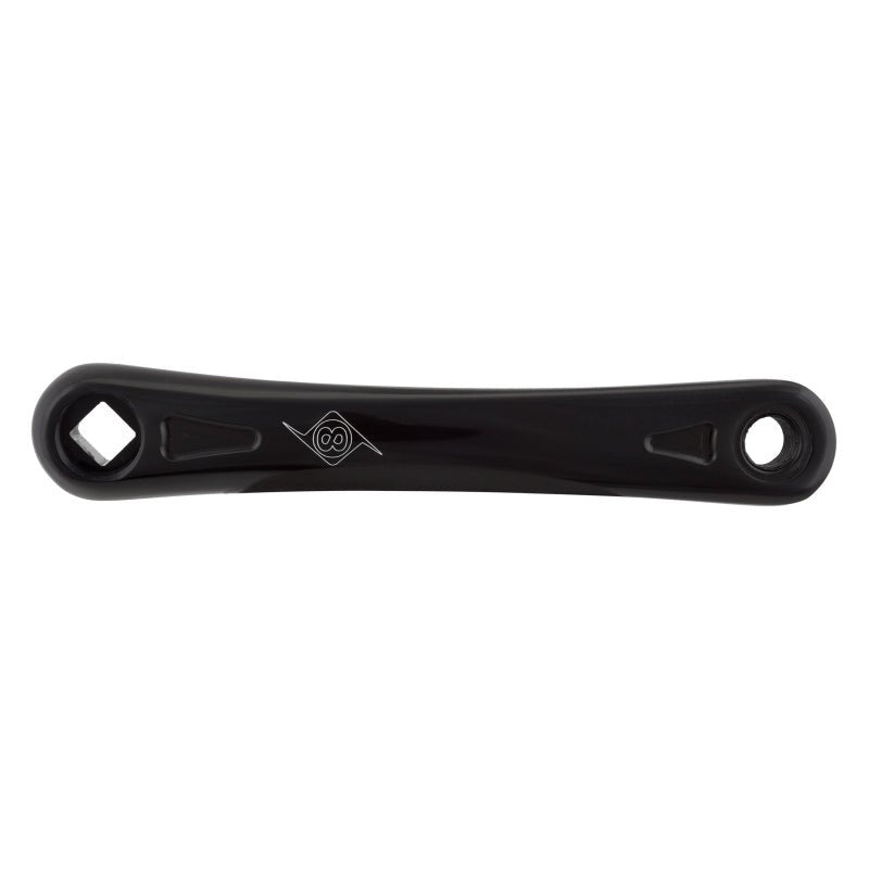 Cranksets and Arms Origin8 Origin8 Alloy Left Arm 170mm SQR JIS crankset black Black