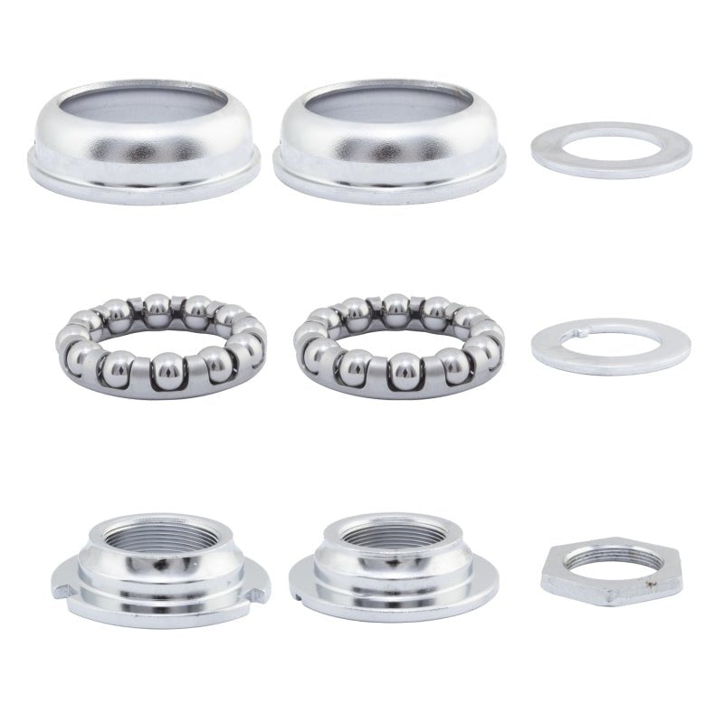 Bottom Brackets Sunlite Sunlite One Piece BB Set Sil 28 tpi Bottom Bracket 68mm OPC Light Gray