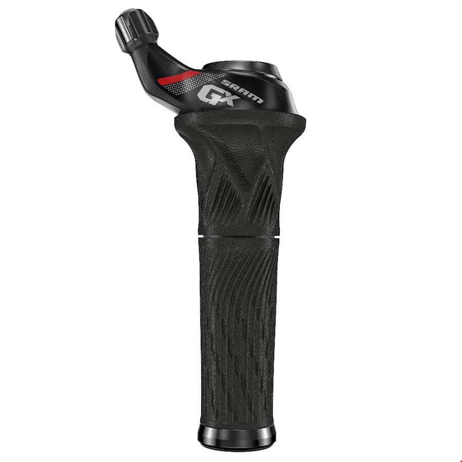 Shifters SRAM SRAM GX Grip Shift Twist Shifter Speed: 11 Red Dark Slate Gray